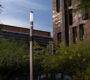 Smart Modular Outdoor Lighting Pole with Integrated Wi-Fi, Security Cameras, Motion Sensors, Communication Devices