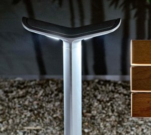 LED Pathway Light with Elegant Winged Design for Landscape and Pedestrian Pathway Applications