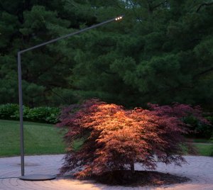 Contemporary Outdoor LED Floor Lamp for Artistic Lighting in Pathways, Courtyards, and Public Plazas