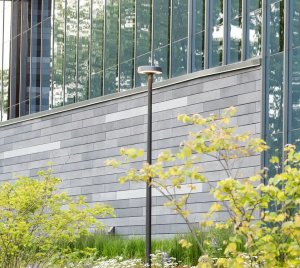 Architectural Outdoor Post Top LED Area Light for Urban Pathways, Entrances, and Public Spaces
