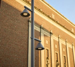 Pedestrian Scale LED Area Light for Urban Streetscape and Public Space Lighting