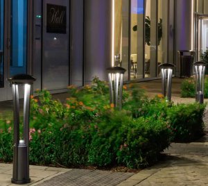 Dark-Sky Compliant LED Path Light for Landscape and Pedestrian Outdoor Lighting