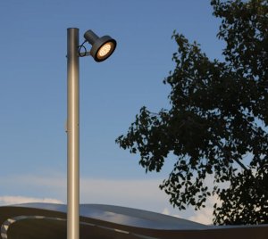 LED Street Light with Multiple Beam Distributions and Pole Heights for Urban and Landscape Projects