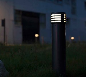 LED Bollard Light for Pathway Illumination, Pedestrian Safety, and Outdoor Wayfinding Applications