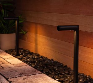 Copper LED Path Lights with Minimalist Design for Walkways, Gardens, and Contemporary Outdoor Spaces