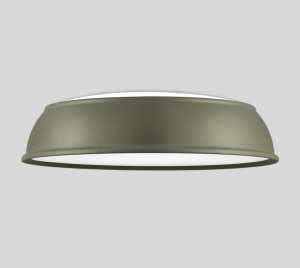 Round Flush-Mount LED Ceiling Light with Timeless Industrial Design