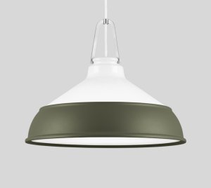 Industrial-Style LED Pendant Light with Opal Acrylic Diffuser and Advanced BrightView Optics