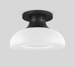 Semi-Flush Mount LED Ceiling Light with DALI Driver for Smooth Dimming