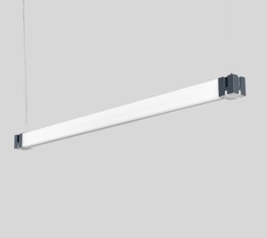 Pendant Architectural LED Lighting System with Flexible Modular Design and Acoustic Tile Integration