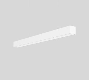 Dimmable Linear LED Pendant Lighting System with Flicker-Free DALI Control for Retail and Hospitality
