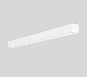 Flush Mount Linear LED Ceiling Light with Tunable White, Constant Lumen Output, and Flexible DALI Track Integration