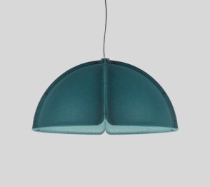 Acoustic Pendant Light for Sound Absorption in Creative Studios and Shared Workspaces