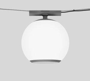 Suspended LED Street Globe Light for Urban Pathways, Parking Areas, and Historical City Centers