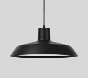 Industrial-Style Pendant Light with High CRI LED, Microprismatic Diffuser, and Flicker-Free DALI Dimming