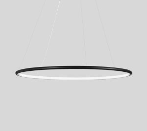 Circular Aluminum Profile LED Pendant Light with Dimmable DSI/DALI Driver and Opal Diffuser