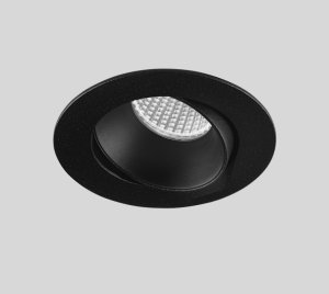 Adjustable Recessed LED Spotlight with Tunable White and Dim-to-Warm Options for Architectural Interior Lighting
