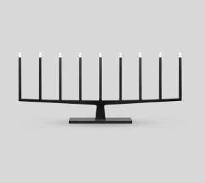 Candlestick Table Lamp with Customizable Nine, Seven, or Three LED Candle Arrangements