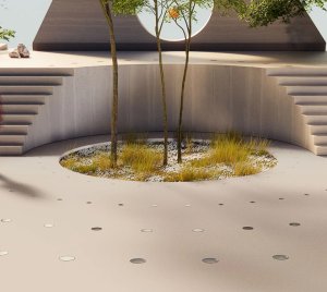 Outdoor In-Ground LED Luminaires with RGBW and Tunable White for Dynamic Architectural Lighting