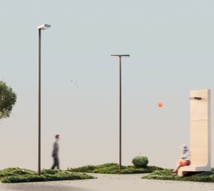Wall and Pole-Mounted LED Luminaires for Streets, Parks, Plazas, and Public Spaces