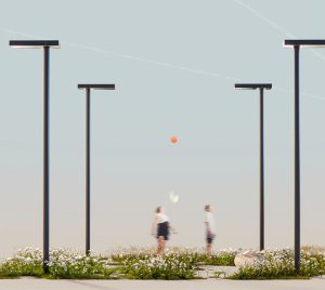 Architectural-Grade Pole-Mounted LED Street Light for Urban Streetscapes, Parks, and Public Spaces