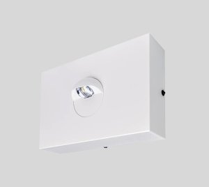 UKCA-Compliant Wall-Mounted Emergency Exit Light for Narrow Spaces and Tight Wall Areas
