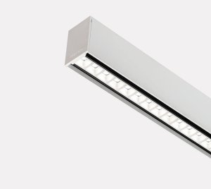 Surface, Suspended, or Recessed Linear LED Fixtures with Integrated Emergency Backup