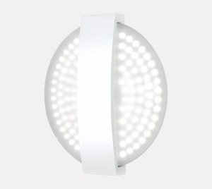 Wall and Ceiling Mount Circular LED Luminaire for Corridors, Stairwells, Under Canopy Outdoor Applications