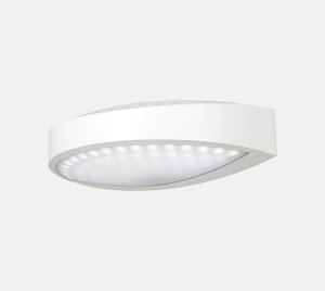 LED Wall Light with Dimmable and Emergency Versions for Corridors, Stairwells, and Office Pillars