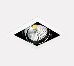 Adjustable Recessed LED Accent Gimbal Spotlights for Retail and Showroom Lighting