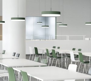Modern LED Pendant Light with DALI Control and Wireless Smart Compatibility