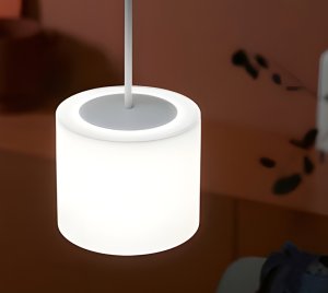 Opal Glass LED Pendant Light with Dimmable Driver for Restaurants, Reception Desks, and Office Spaces