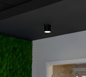 Surface-Mounted LED Downlights with Metallic Interior for Soft Reflective Illumination