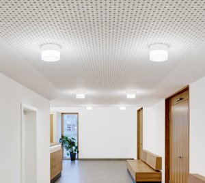 Hand-Blown Three-Ply Opal Glass Ceiling Light for Residential and Commercial Interior Lighting