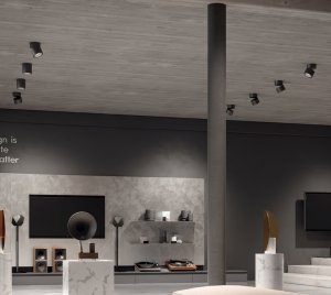 Architectural LED Surface-Mount Downlight with Swivel and Tilt Functionality
