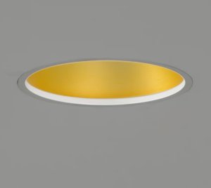 Recessed LED Ceiling Downlight with Pure Anodized Aluminium Reflector and External Power Supply