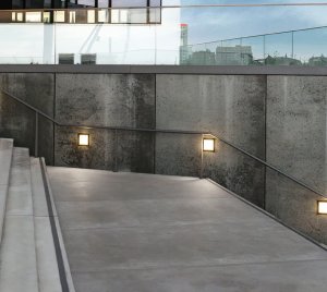 Recessed Wall-Mounted LED Lights for Stairways and Wide Footpaths