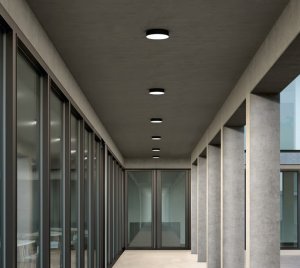 Compact Form Factor LED Luminaires for Ceiling and Wall with High Luminous Efficacy