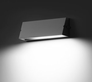 Weatherproof LED Wall Light Designed to Illuminate Stairs and Walkways with Precise Downward Beam