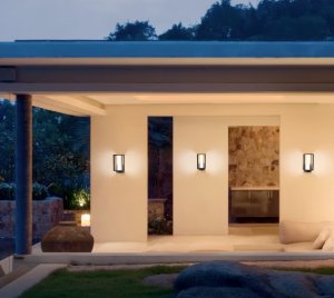 Weather-Resistant Outdoor LED Lantern Wall Light with Cast Aluminium and Stainless Steel Construction