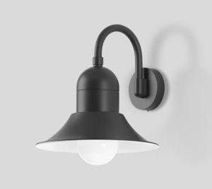 Lantern-Inspired LED Wall Light for Stylish and Historic Building Facades