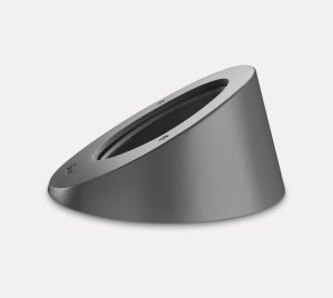 Architectural Inground LED Light with Glare-Free Angled Hood for Pedestrian Areas