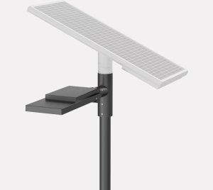 Solar Powered LED Street Light with Flexible Spigot Options for Post Top and Side Entry Installation