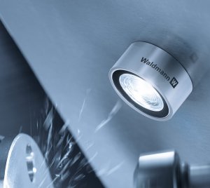Compact Industrial Machine Light with High-Power Spotlight Illumination for Tool Zones