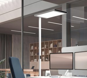 Glare-Free LED Floor Lamp for Office Work