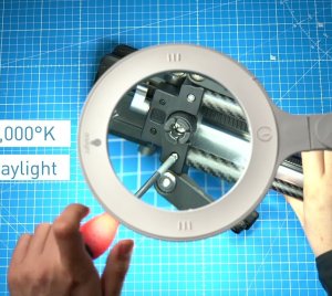 Professional LED Magnifying Lamp with 3X Glass Lens and Adjustable Arm for Health and Beauty Use