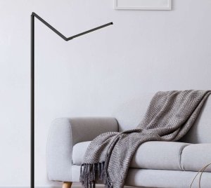 Tunable White Floor Lamp with Motion Sensor and Dimmable Touchstrip Light Control
