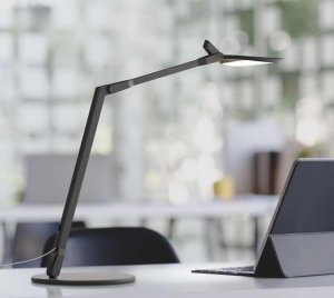 High CRI LED Desk Lamp with Touch Dimming, USB Charging, and Motion Sensor