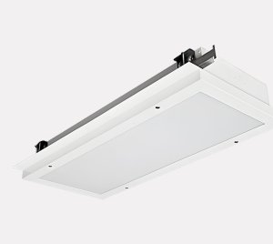Steel-Housed Recessed LED Ceiling Light for Maritime Installations in Commercial Ships, Offshore Oil and Gas Facilities