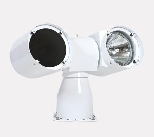Networked Searchlight System with Optional Integrated FLIR IR Camera
