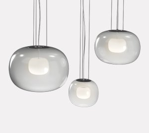 Dimmable LED Pendant with Traditional Glass Blown Dome and Integrated DALI Driver